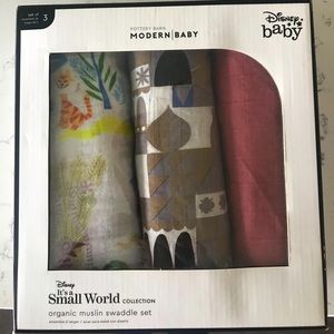Pottery Barn Kids Organic Muslin Swaddle Set of 3
